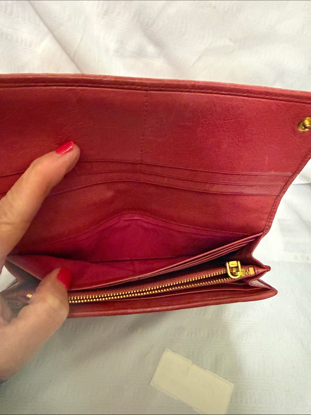 Miu Miu Pink Contental Leather Wallet Clutch - Picture 8 of 15